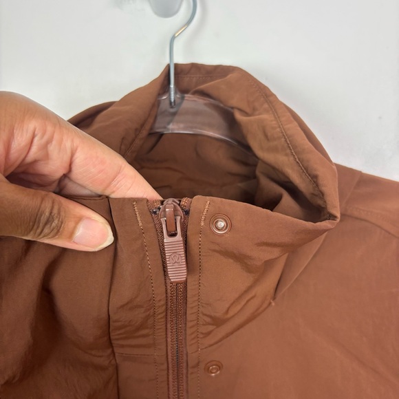 Lululemon Always Effortless Jacket Roasted Brown Water Repellent Size 4 - Picture 7 of 13